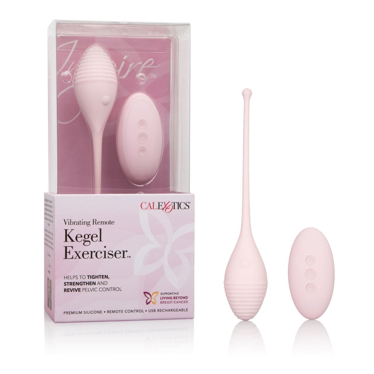 Inspire Vibrating Kegel Balls Exerciser Remote Controlled Rechargeable - Spanksy