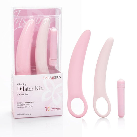 Inspire Vibrating Dilator 3-Piece Set - Pink - Spanksy
