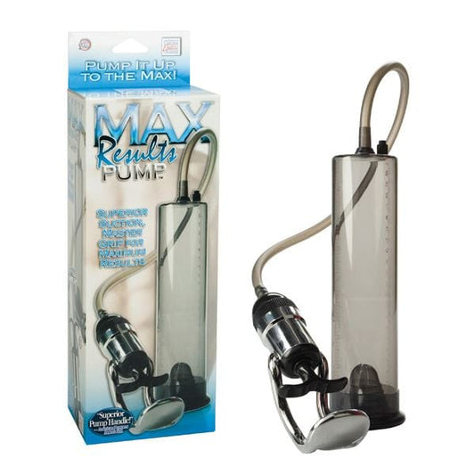 Max Results Penis Pump Erection Enlarger Stamina Enhancer Black - Spanksy