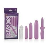 Dr Laura Berman Dilator Set Purple Vibrator Massager 4 Sleeve Sizes - Spanksy