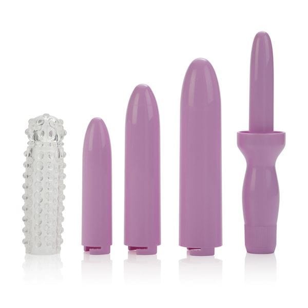 Dr Laura Berman Dilator Set Purple Vibrator Massager 4 Sleeve Sizes - Spanksy
