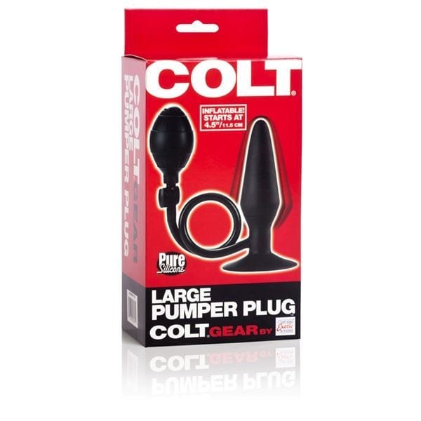 Colt Range Butt Plugs COLT Large Pumper Inflatable Anal Butt Plug Black