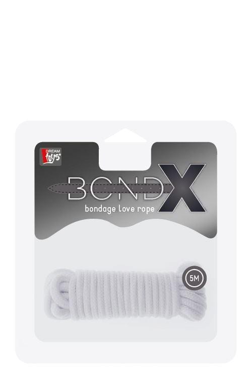 5m Bondage Restraint Rope in White - Spanksy
