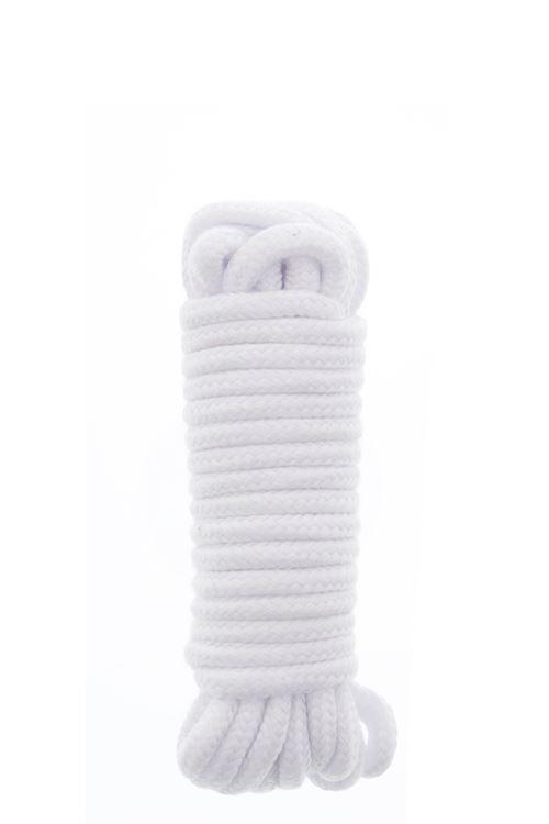 5m Bondage Restraint Rope in White - Spanksy