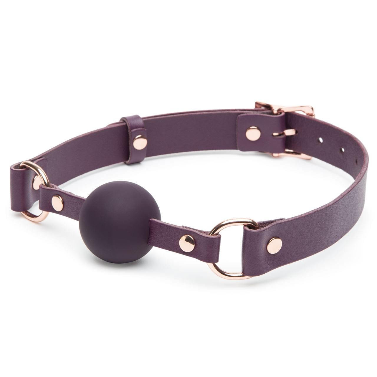 Fifty Shades Freed Cherished Collection Leather Ball Gag - Spanksy