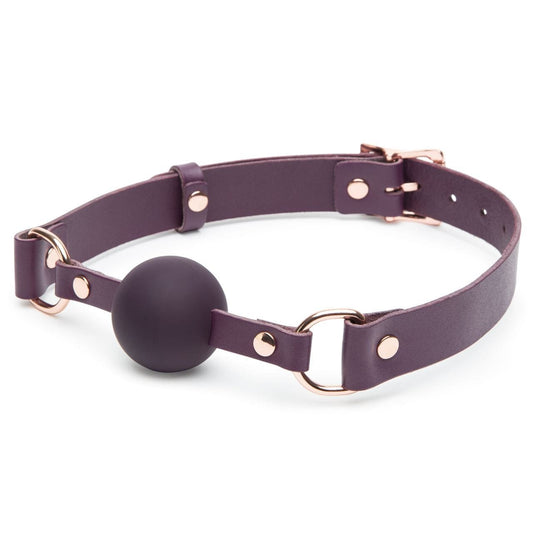 Fifty Shades Freed Cherished Collection Leather Ball Gag - Spanksy