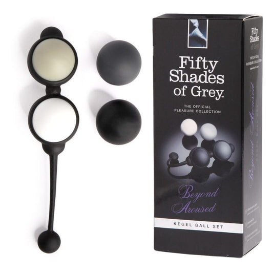 Fifty Shades of Grey Beyond Aroused Kegel Balls Set Black - Spanksy
