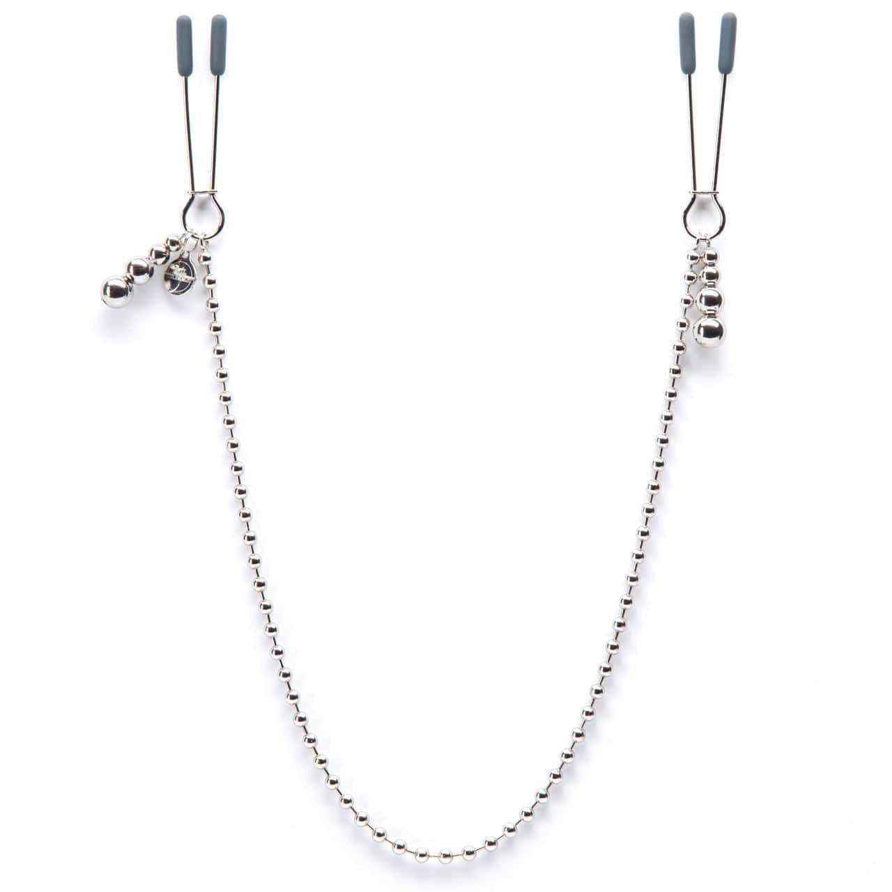 Fifty Shades Darker At My Mercy Beaded Chain Nipple Clamps - Spanksy