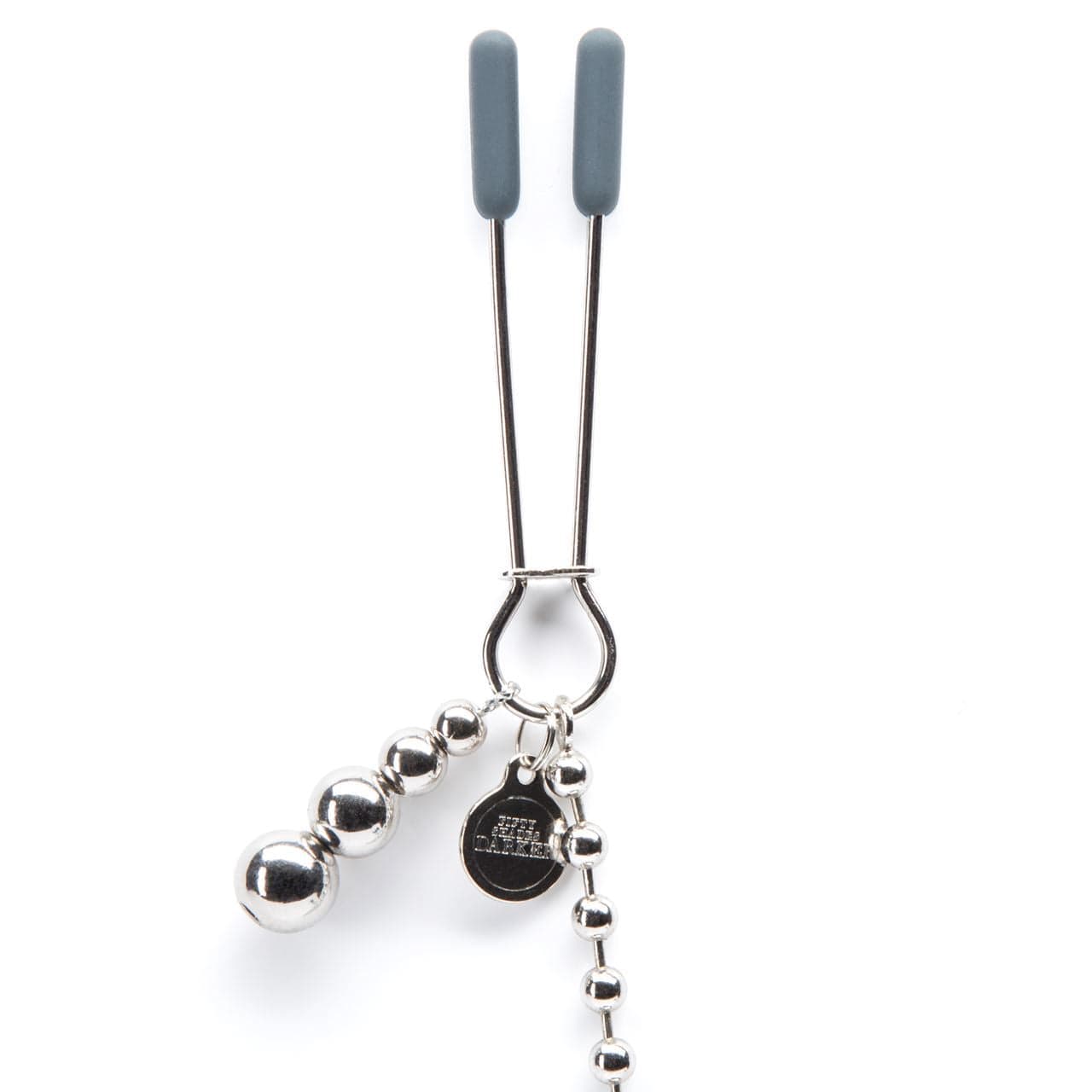 Fifty Shades Darker At My Mercy Beaded Chain Nipple Clamps - Spanksy