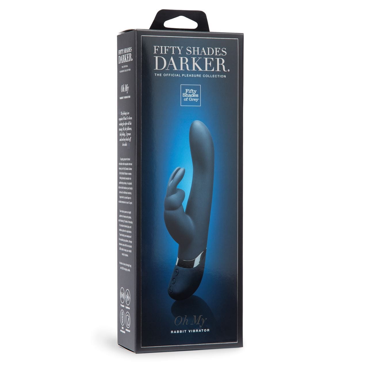 Fifty Shades Darker Oh My USB Rechargeable Rabbit Vibrator - Spanksy