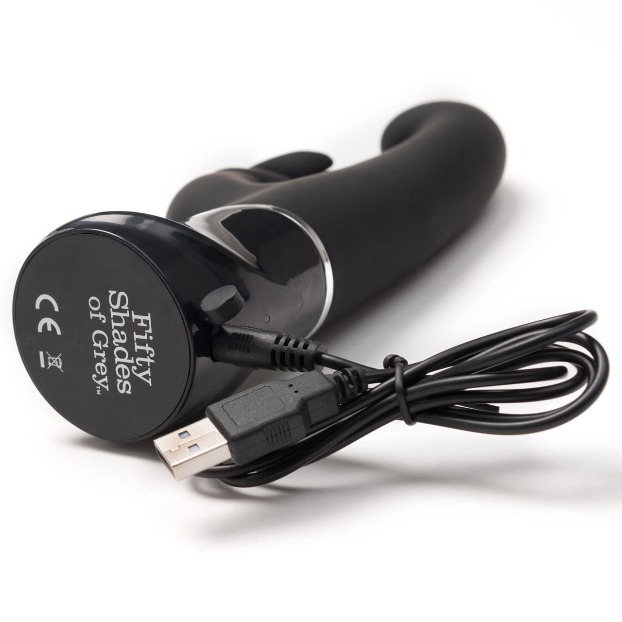 Fifty Shades of Grey Greedy Girl G-Spot Rechargeable Rabbit Vibrator - Spanksy