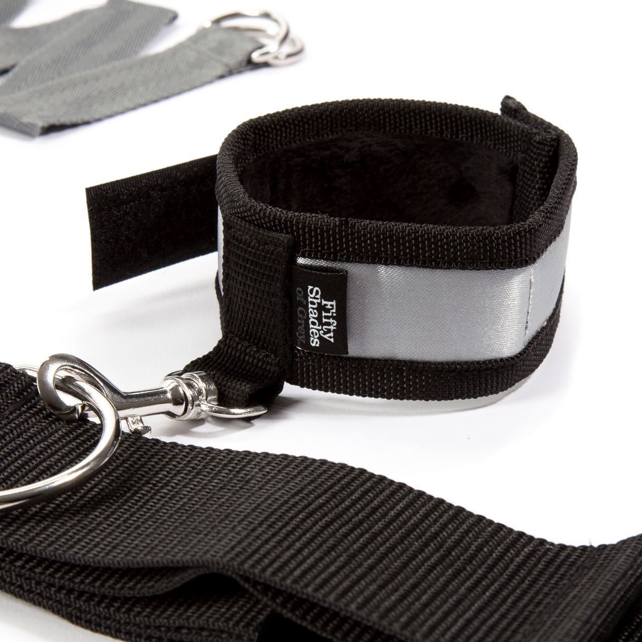 Fifty Shades of Grey Keep Still Over the Bed Cross Restraint in Silver - Spanksy
