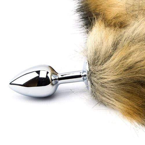 Furry Fantasy Kinky Red Fox Tail Butt Plug - Spanksy