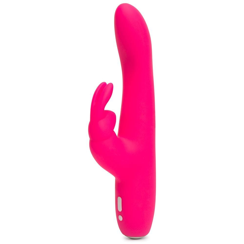 Happy Rabbit Slimline Curve USB Rechargeable Rabbit Vibrator Pink - Spanksy