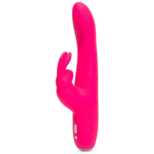 Happy Rabbit Slimline Curve USB Rechargeable Rabbit Vibrator Pink - Spanksy