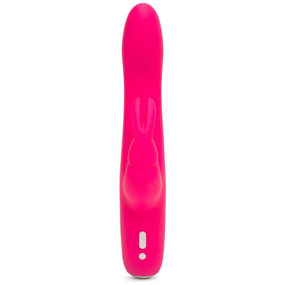 Happy Rabbit Slimline Curve USB Rechargeable Rabbit Vibrator Pink - Spanksy