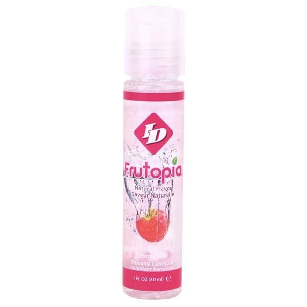 ID Frutopia 1 fl oz Pocket Bottle Raspberry Water Based Flavoured Lubricant - Spanksy