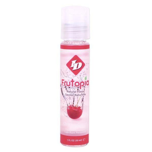ID Frutopia 1 fl oz Pocket Bottle Cherry Water Based Flavoured Lubricant - Spanksy