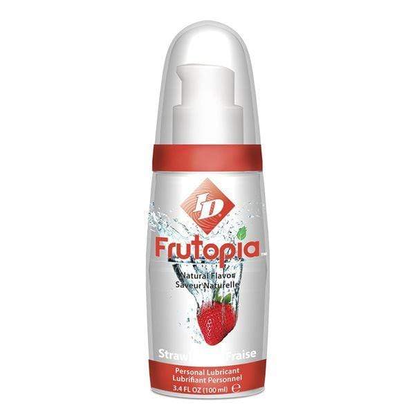 ID Frutopia Pump Strawberry 100ml/ 3.4 fl oz Water Based Flavoured Lubricant - Spanksy