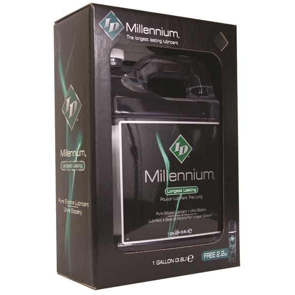 ID Millennium Silicone Based Lubricant Waterproof & Odourless 128 floz Bottle - Spanksy
