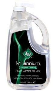 ID Millennium Waterproof and Odourless Silicone Based Lubricant 64 floz Pump - Spanksy