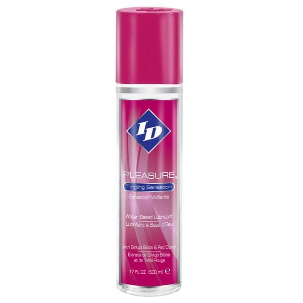 ID Pleasure Water Based Lubricant For Sexual Stimulation With Tingling 17 floz - Spanksy