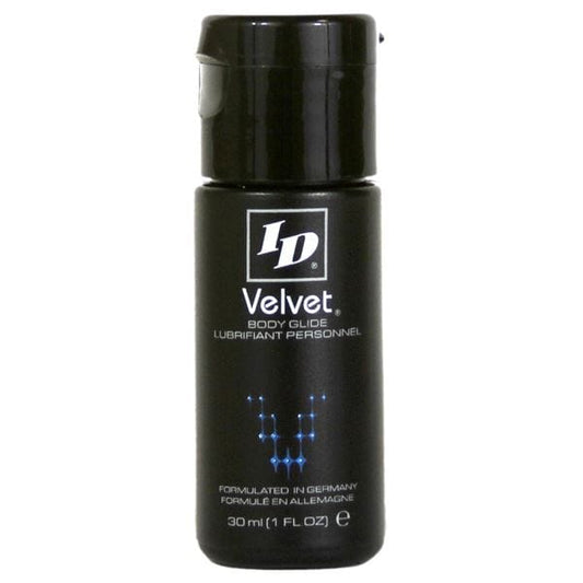 ID Velvet Silicone Based Lubricant Clear & Odourless In 30 ml Bottle - Spanksy