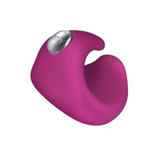 Key by Jopen Pyxis Silicone Finger Massager Vibrator Pink - Spanksy