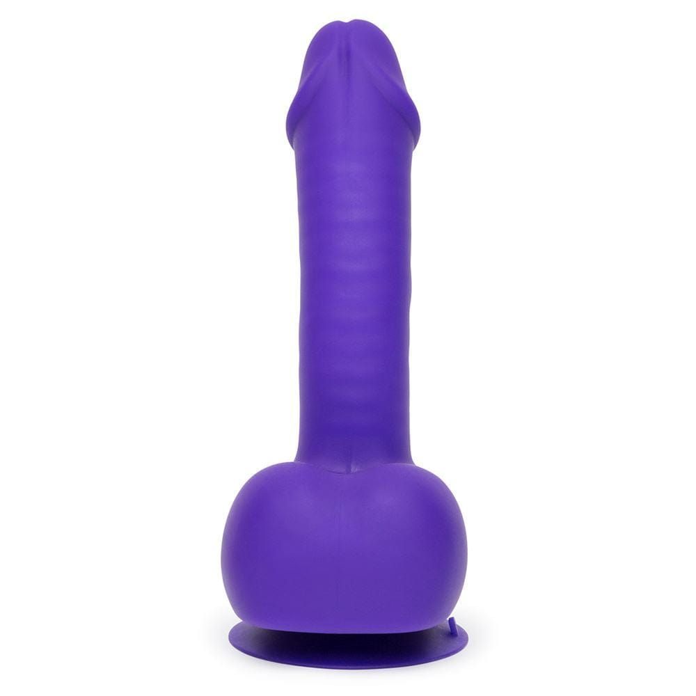 Uprize Remote Control Rising 6 Inch Vibrating Realistic Dildo in Purple - Spanksy
