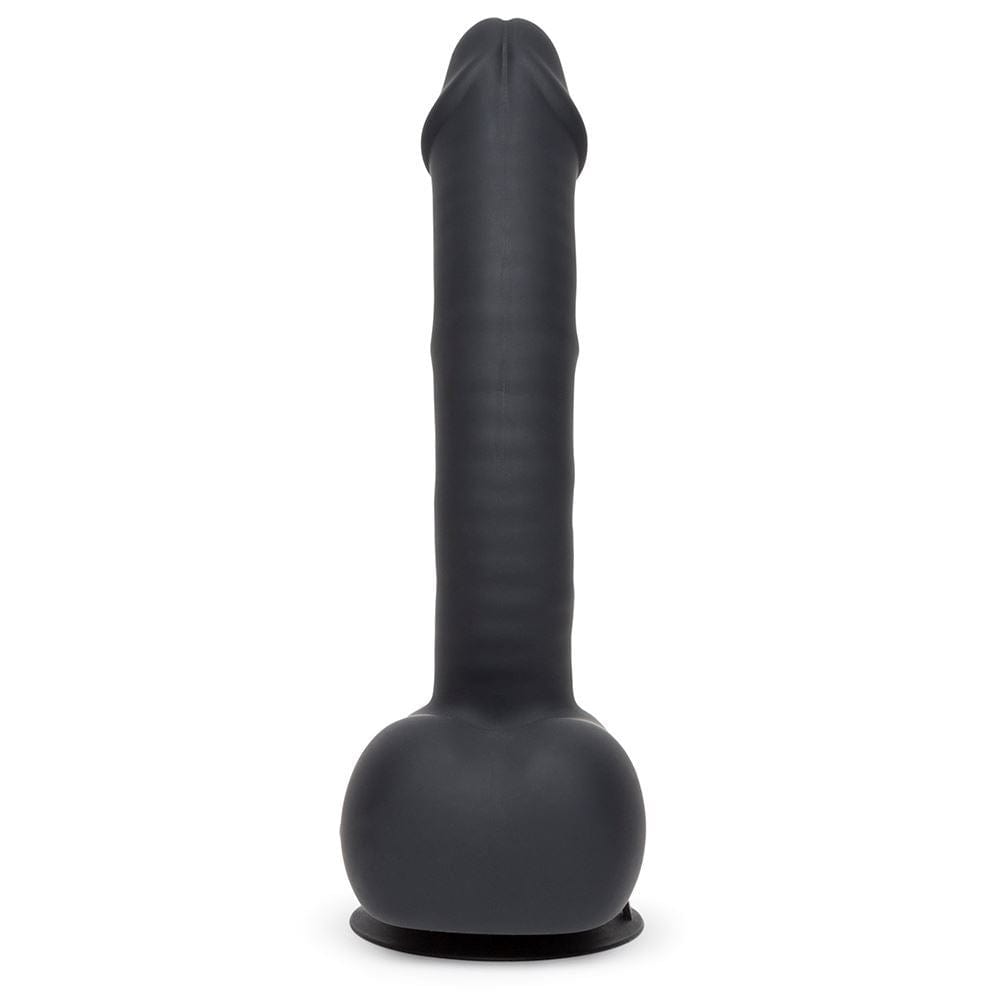 Uprize Remote Control Rising 8 Inch Vibrating Realistic Dildo in Black - Spanksy