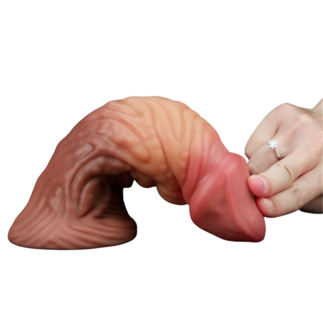 Lovetoy Fantasy Alien Dildo Dual Layer Anal G Spot Premium Silicone 7 Inches - Spanksy
