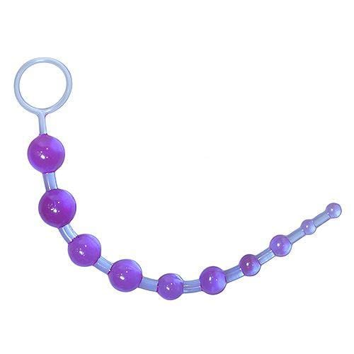 Loving Joy Sexy Anal Love Beads In Purple - Spanksy