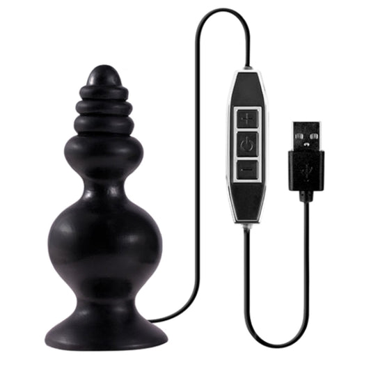 Vibrating Butt Plug Anal Sex Toy Menzstuff Rechargeable 10 Speed - Spanksy