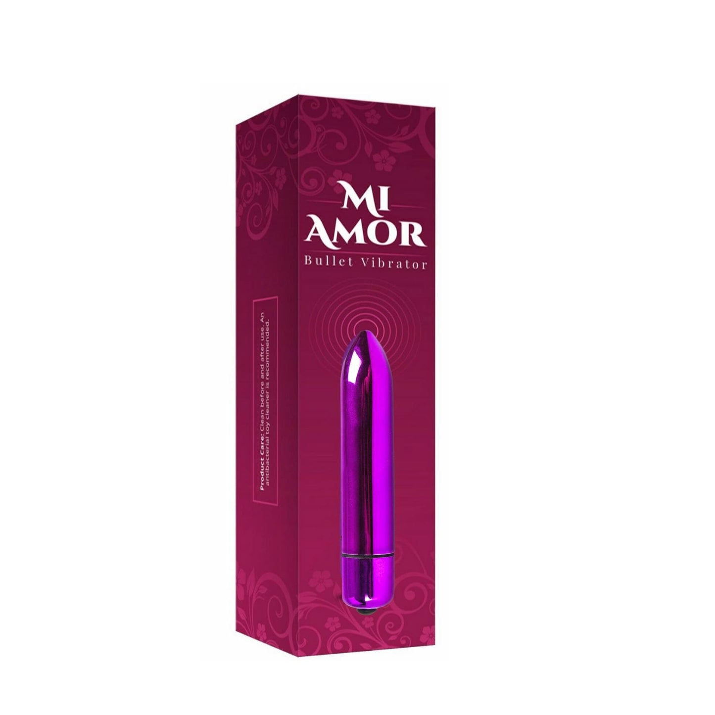 Bullet Vibrator Metallic Purple 10 Functions - Spanksy