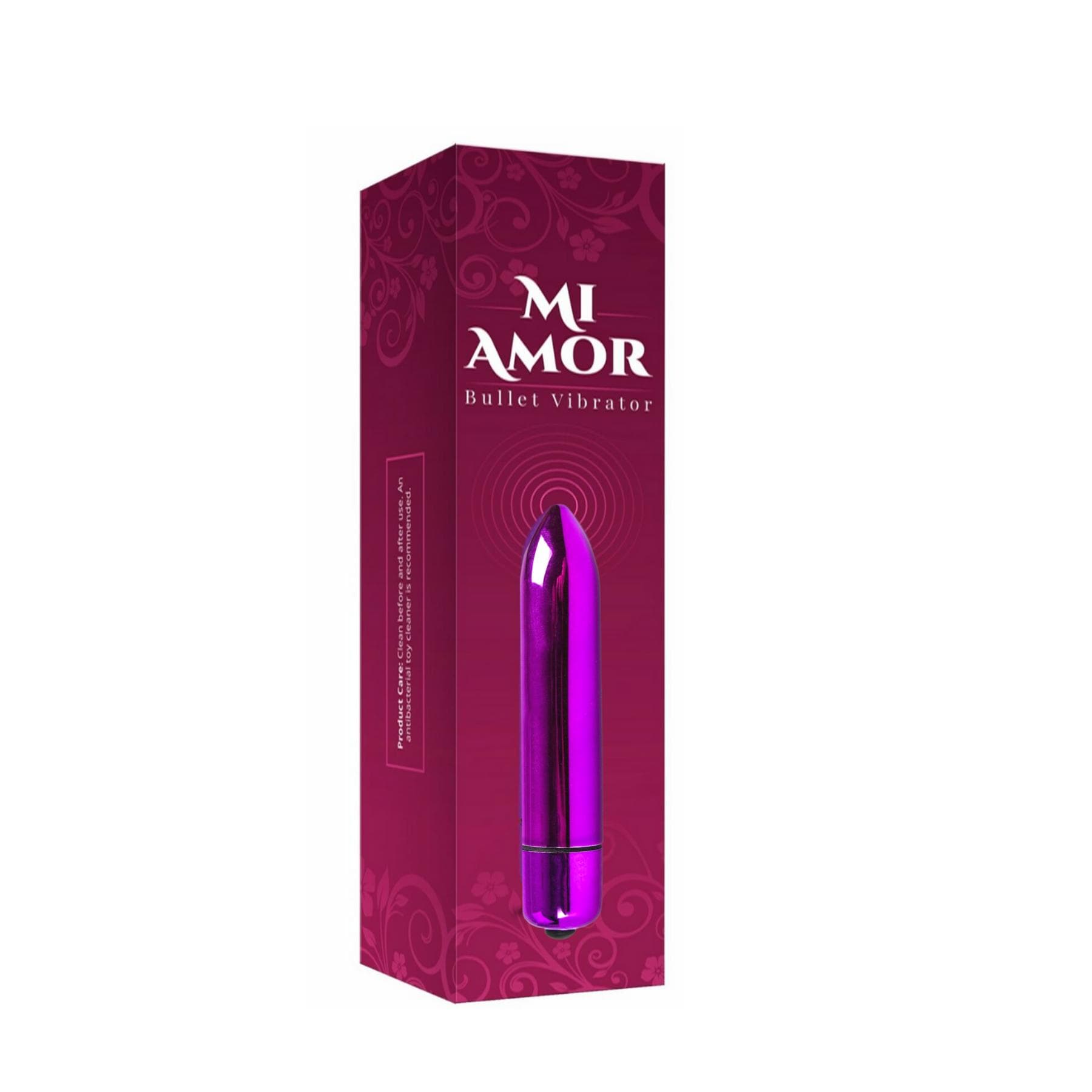 Bullet Vibrator Metallic Purple 10 Functions - Spanksy