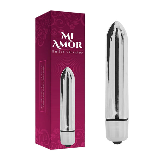Bullet Vibrator Silver 10 Functions - Spanksy