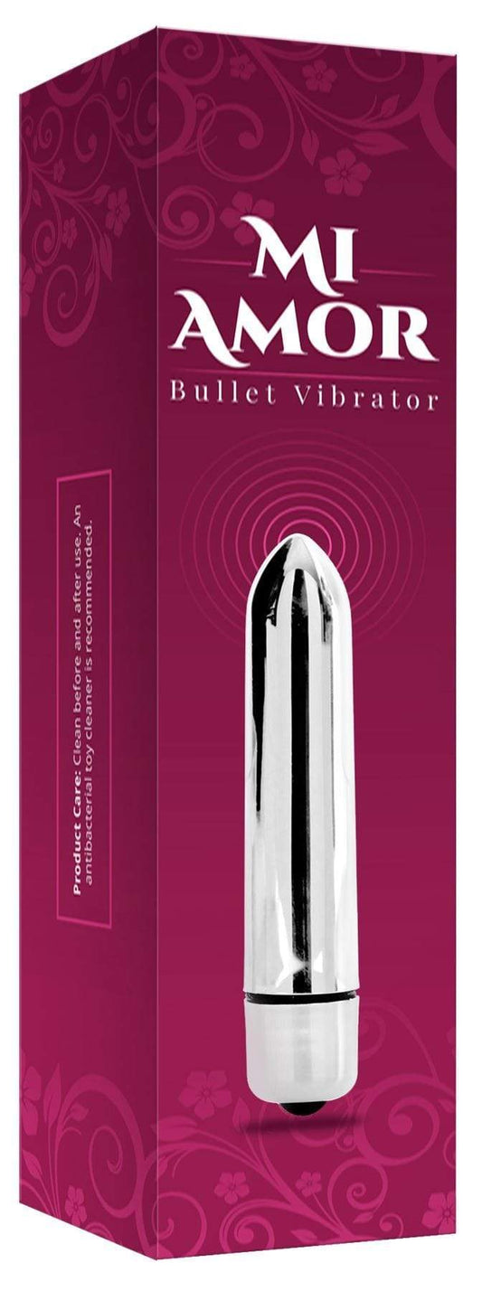 Bullet Vibrator Silver 10 Functions - Spanksy