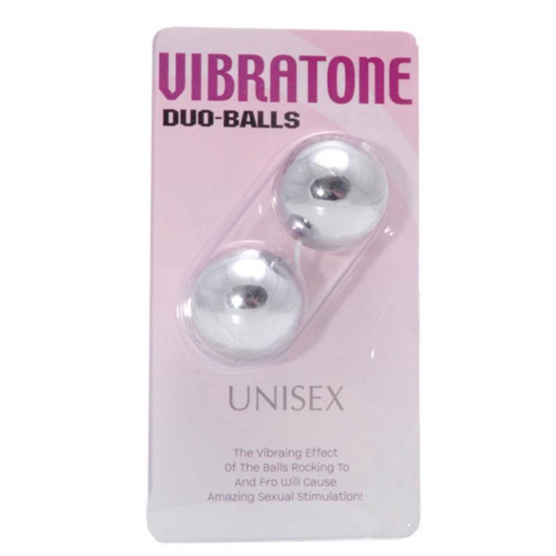 Vibratone Ben Wa Silver Smooth Touch Love Balls Kegel Eggs Pelvic Exerciser - Spanksy