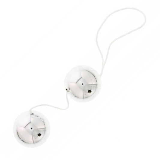 Vibratone Ben Wa Silver Smooth Touch Love Balls Kegel Eggs Pelvic Exerciser - Spanksy