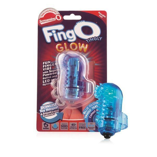 Screaming O FingO Finger Vibrator Massager's Glow Tingly - Spanksy