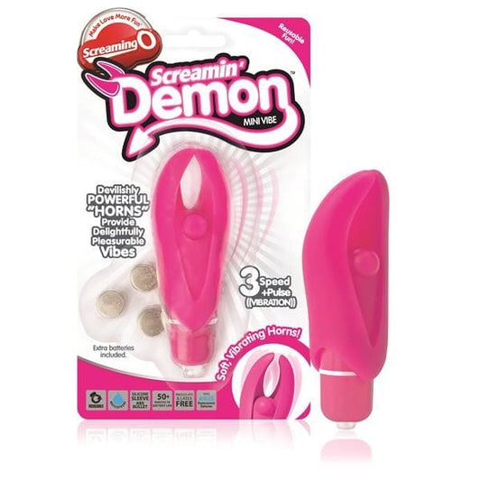 Screaming O Screamin' Demon Bullet Vibrator Massager Pink - Spanksy
