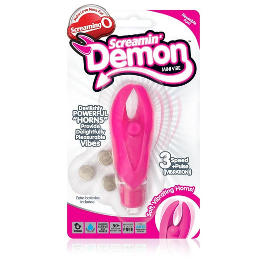 Screaming O Screamin' Demon Bullet Vibrator Massager Pink - Spanksy