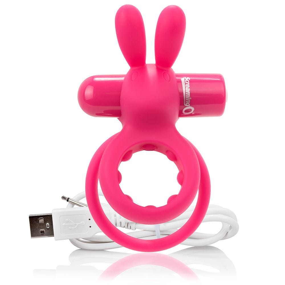 Screaming O Charged Ohare Vibrating Cock Ring- Pink - Spanksy