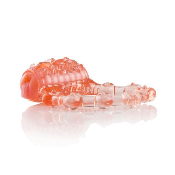 Screaming O Basic Vibrating Cock Ring With Clitoral Stimulator - Spanksy