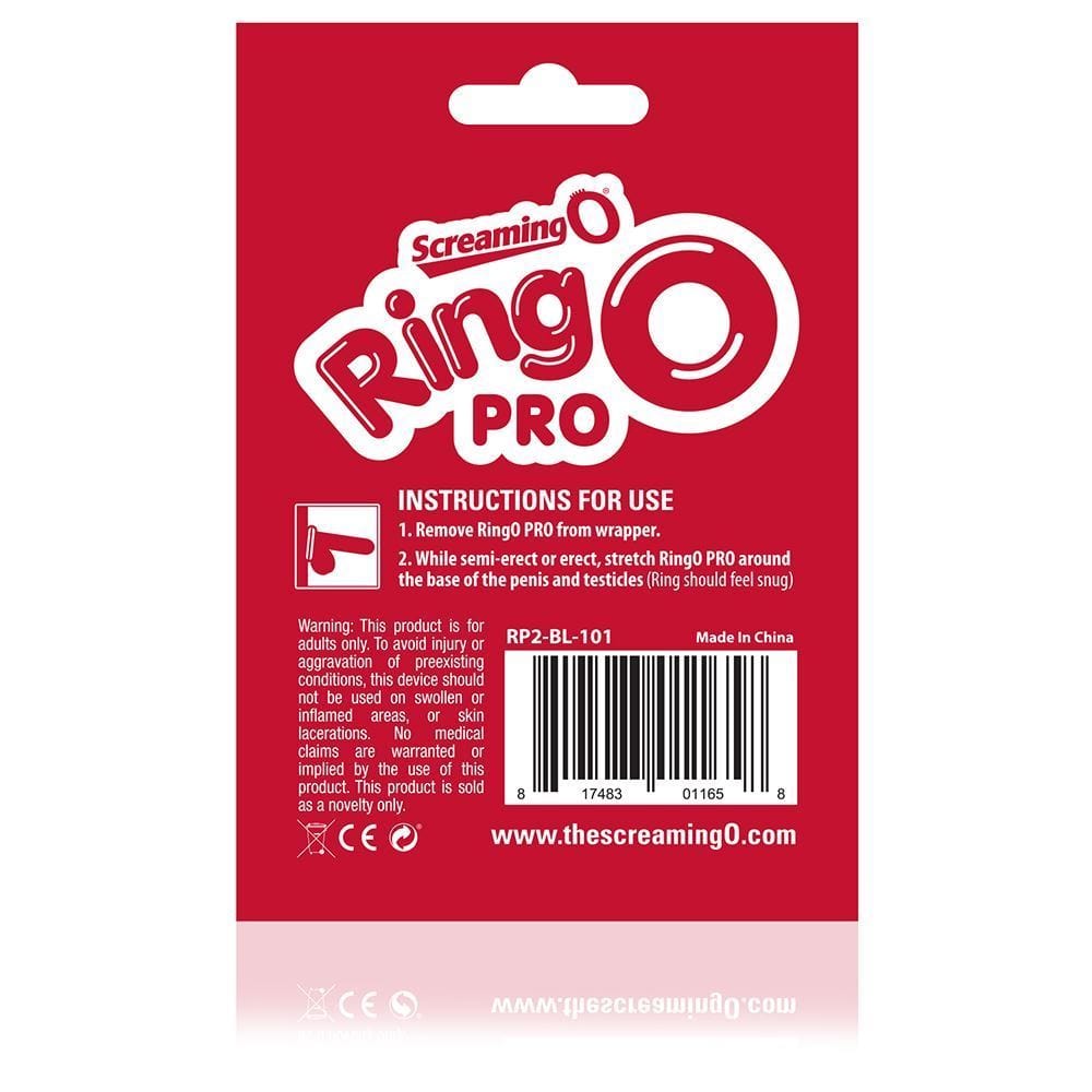 Screaming O RingO Pro XL Cock Ring Black - Spanksy