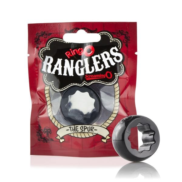 Screaming O RingO Rangler Spur Black Cock Ring - Spanksy