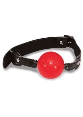 Sex and Mischief Solid Red Bondage Ball Gag - Spanksy