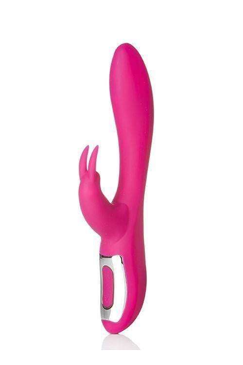 Deluxe Premium Silicone Pink Rabbit Vibrator Clitoral G-spot Waterproof - Spanksy