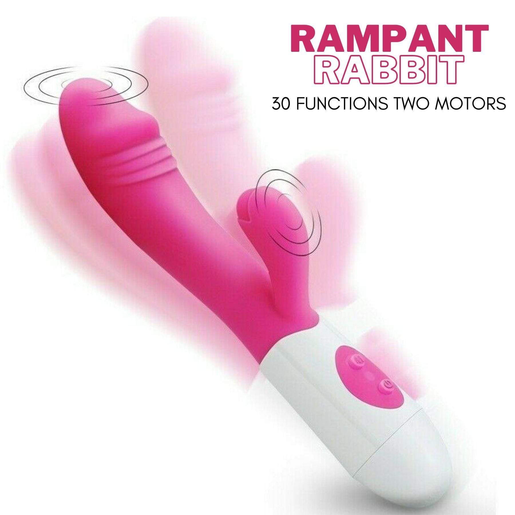 Spanksy Silicone Rabbit Vibrator 30 Function Waterproof - Spanksy