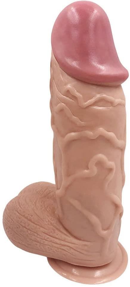 Huge Dildo Sex Toy XL Size Realistic Dildo Strap On Compatible - Spanksy